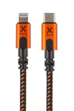 Xtreme USB-C Auf Lightning Kabel - 1.5 Meter- Schwarz/Orange