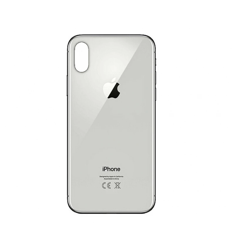 BACK COVER VETRO SCOCCA POSTERIORE CON ADESIVO PER IPHONE X BIANCO 3 BACK COVER VETRO SCOCCA POSTERIORE CON ADESIVO PER IPHONE X BIANCO