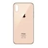 BACK COVER VETRO SCOCCA POSTERIORE CON ADESIVO PER IPHONE XS MAX GOLD ORO