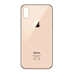 BACK COVER VETRO SCOCCA POSTERIORE CON ADESIVO PER IPHONE XS MAX GOLD ORO