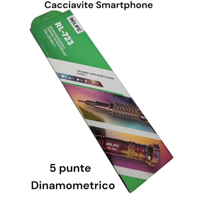 Cacciavite Di Precisione Dinamometrico 5 IN 1 ACCIAIO S2 Smontaggio Elettronica Magnetico 6 Cacciavite Di Precisione Dinamometrico 5 IN 1 ACCIAIO S2 Smontaggio Elettronica Magnetico – Bild 4