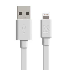 Flat USB Auf Lightning Kabel - 1 Meter 16 Flat USB Auf Lightning Kabel - 1 Meter -Xtorm Geschäft cf030 xtorm flat usb to lightning cable 1m white 2000x2000 1