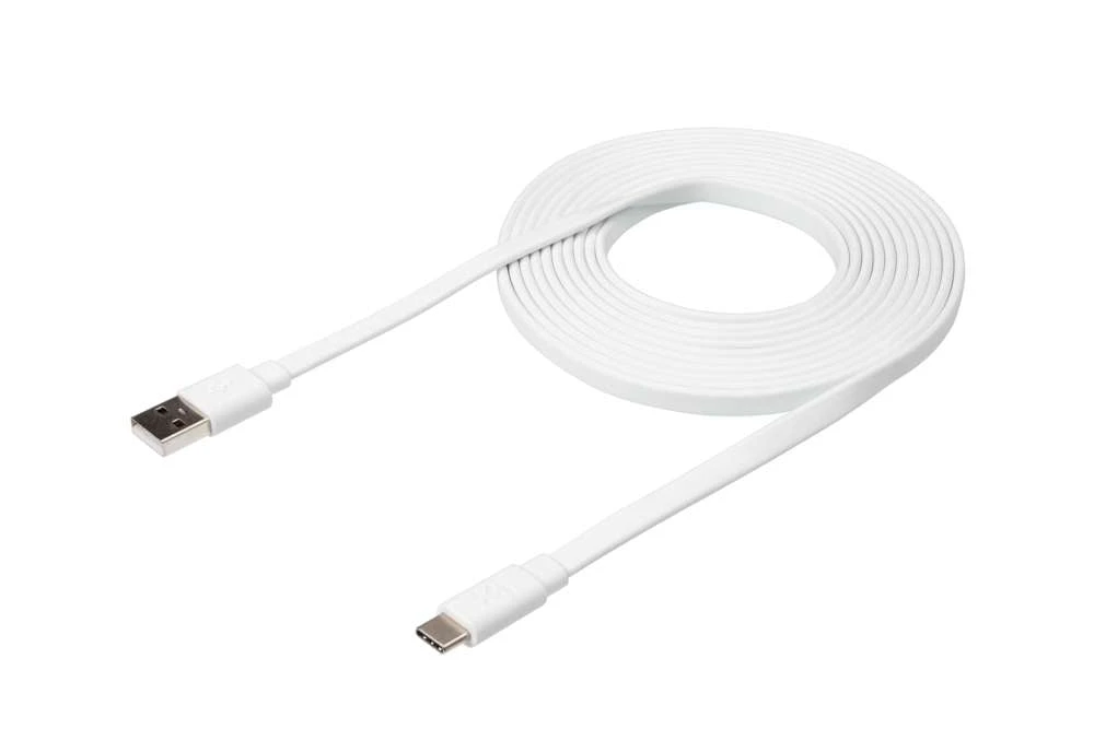 Flat USB Auf USB-C Kabel - 3 Meter 5 Flat USB Auf USB-C Kabel - 3 Meter – Bild 3