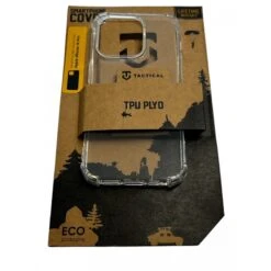 COVER CUSTODIA IN GOMMA TRASPARENTE IPHONE 14 PRO CON BORDI ANTI URTO