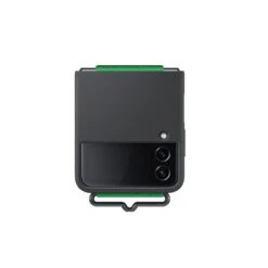 Cover Samsung EF-GF721TBEGWW Galaxy Z Flip 4 F721B IN SILICONE NERO ORIGINALE