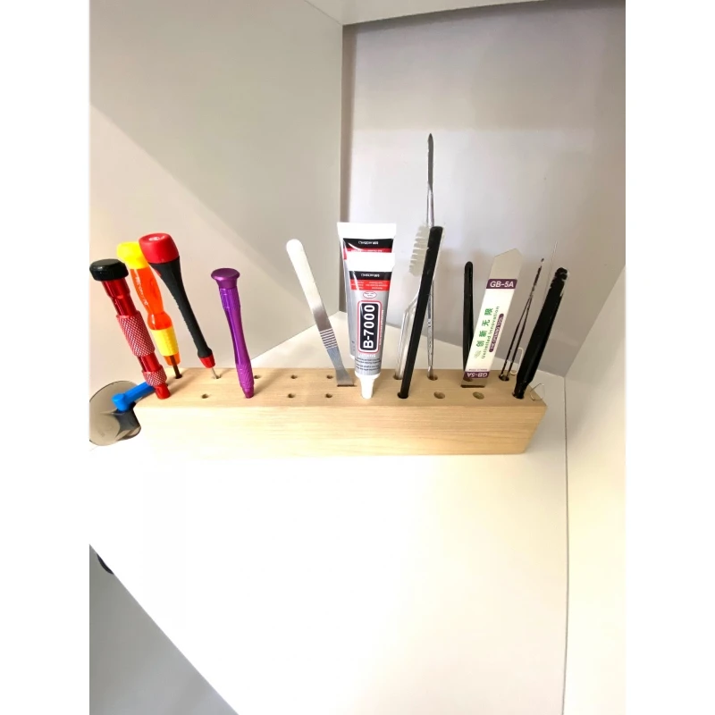 PORTA CACCIAVITI IN LEGNO ORGANIZER RIPARAZIONE SMARTPHONE TOOL KIT 6 PORTA CACCIAVITI IN LEGNO ORGANIZER RIPARAZIONE SMARTPHONE TOOL KIT – Bild 4