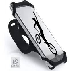 SUPPORTO CELLULARE UNIVERSALE PER BICI IN SILICONE
